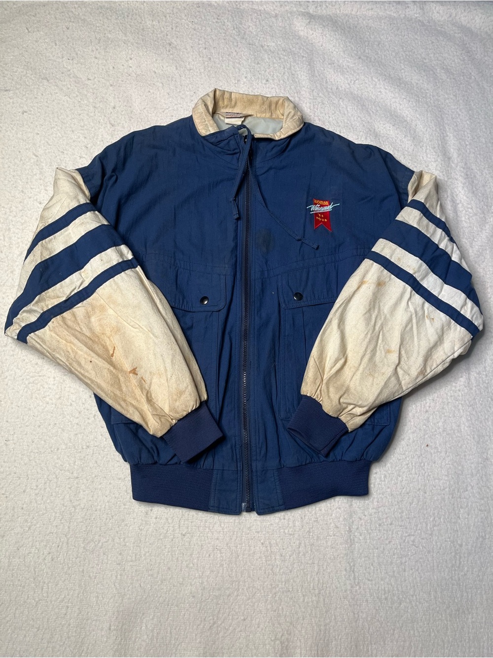 Vintage 1988 MVP Steve Winwood Roll With It USA Tour Full Zip Jacket Mens M 80s